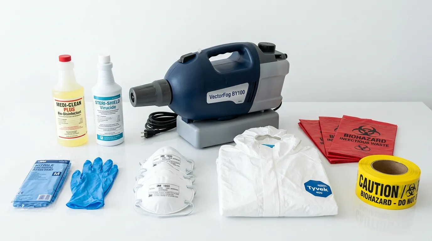 Professional biohazard remediation crew working in East Harlem